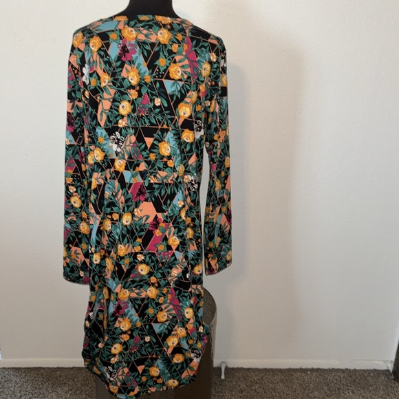 LulaRoe Debbie Floral Print Dress size 3X NWT - Picture 5 of 9